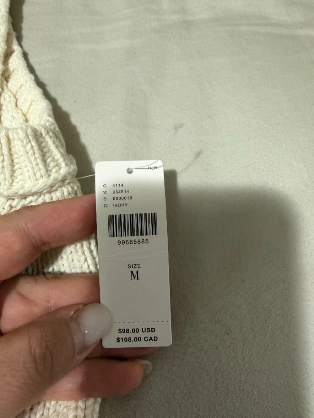 Maeve Linen Blend Icon Sweater Tank Top - Picture 4 of 4